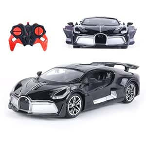 Popsugar Door Opening Remote Control Car | Rechargeable 1200mAh Lithium Battery | C-Type Charging | 75-Min Runtime | 2.4G Long Range Remote (100+ ft) | HighSpeed RC Car | Gift for Kids | Made in India
