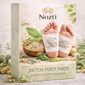 Vedacure 100% Authentic Herbal & Gentle Ingredients Detox Foot Pads, Pack Of 20 Natural Botanicals, Free from Harsh Chemicals, Overnight Relaxation