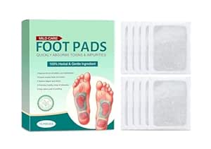 Nirvixa Natural Detox Foot Patches (2x10 packs) Herbal And Gentle Ingredient Detox Foot Pads, Natural Ingredients for Sleep Aid, Pain Relief, Toxin Removal with Bamboo Vinegar and Acupoint Micro-Massage Technology