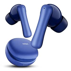 Mivi DuoPods Marathon Earbuds Wireless | Fast Charge | 70H Playtime | BT v5.3 | 13mm Drivers | Noise Cancellation | IPX4.0 TWS